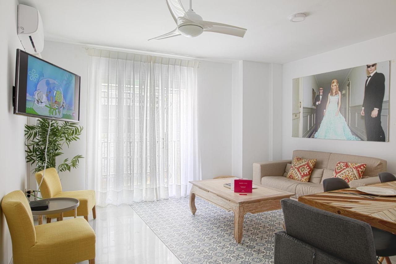 מאלגה Caleta Homes - Apartamentos Pompidou מראה חיצוני תמונה
